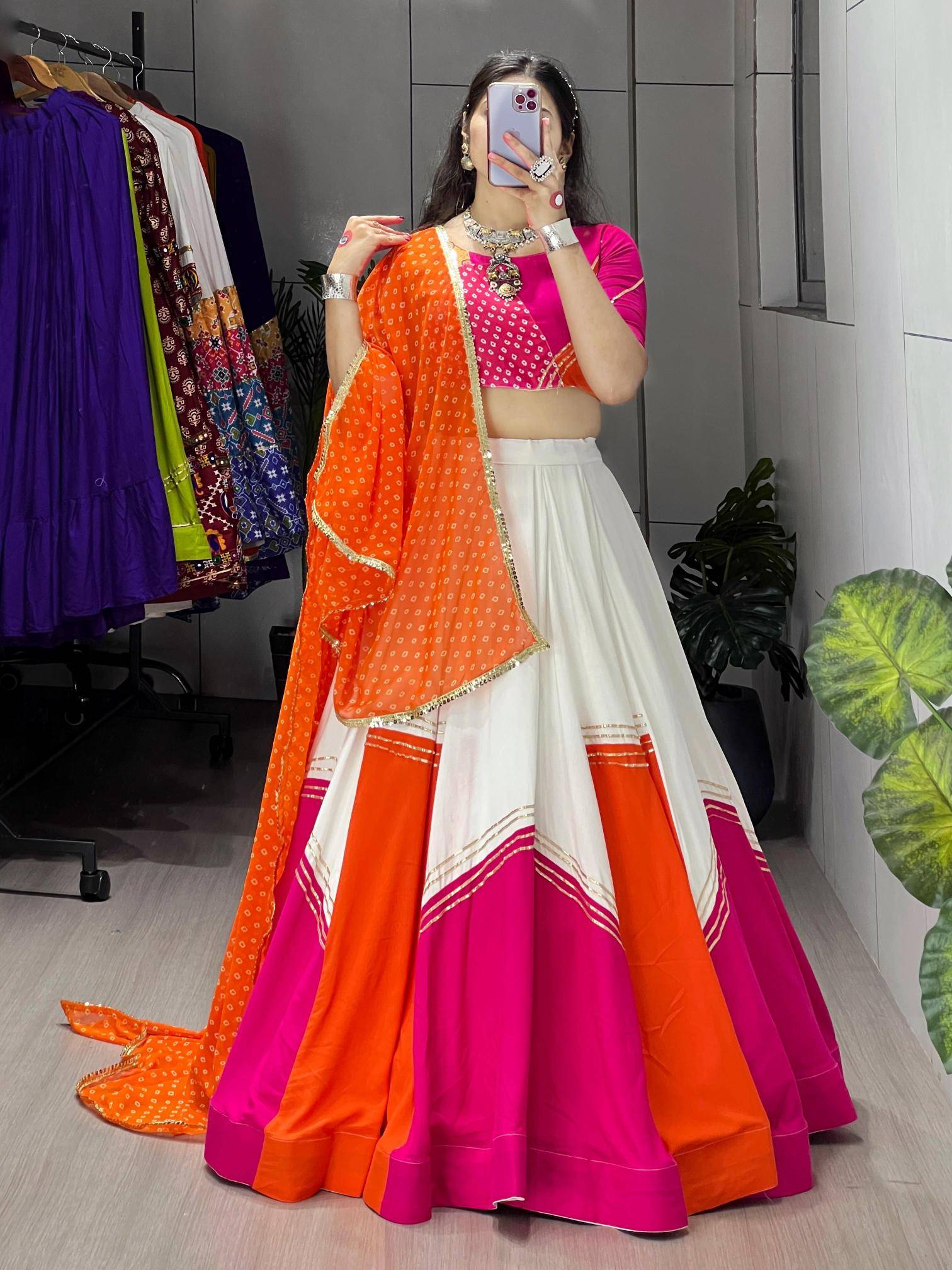 Gulaboo Rayon Cotton Online lehenga choli sellers in pune